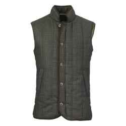 Gilet tweed matelass&eacute; willow - 3XL