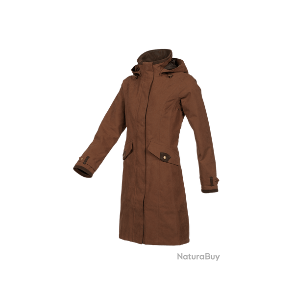 Imperm�able mi-long Chelsea - Earth brown / 40