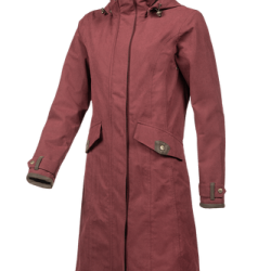 Imperm&eacute;able mi-long Chelsea - Raspberry / 36