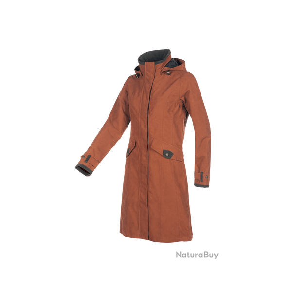 Imperm�able mi-long Chelsea - Terracotta / 44