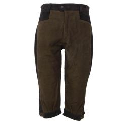 Knickers de chasse en cuir de buffle bicolore - CE63 - Chasse El&eacute;gance - 40 / Marron