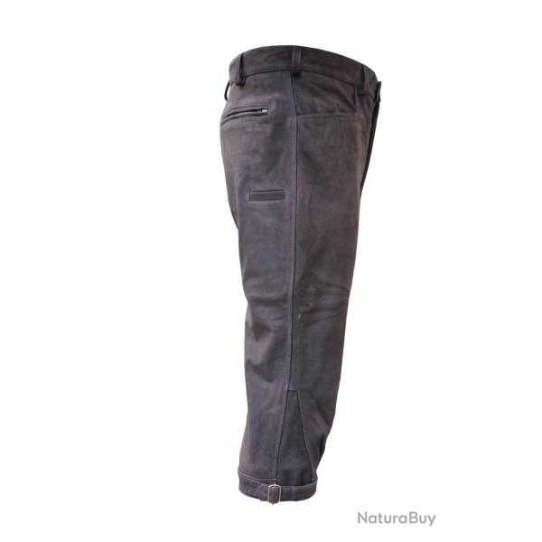 Knickers de chasse en cuir �b�ne - CE640 - Chasse El�gance - 38 / Eb�ne