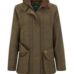 Manteau de chasse tweed Femme Compton - Laurel - Alan Paine - Vert / 40