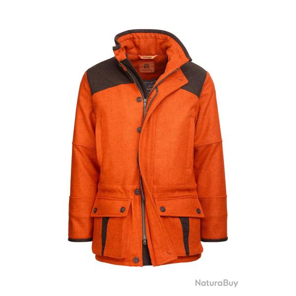 Manteau loden prestige orange chin� - 46