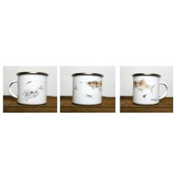 Mugs &eacute;maill&eacute;s fly fishing - Saumon