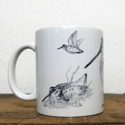 Mugs &eacute;tude b&eacute;casse noir et blanc