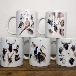 Mugs faune du monde - Pack de 5