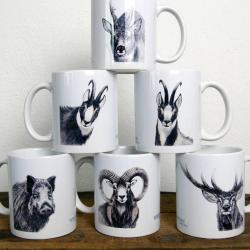 Mugs grande faune - S&eacute;rie des 6 mugs