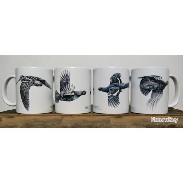 Mugs Plumes - S�rie des 4 mugs