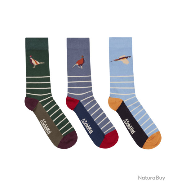 Pack chaussettes Bamboo pheasant mix