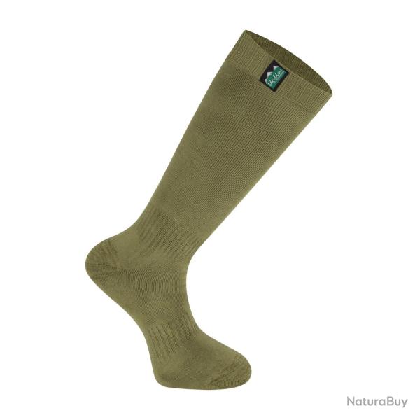 Pack chaussettes hautes coton olive multi - 39/42