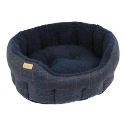 Paniers tweed bleu pour chien - XL (75 x 70 cm)