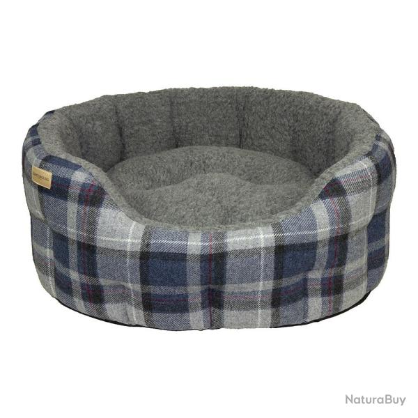 Paniers tweed grey check pour chien - M (55 x 50 cm)