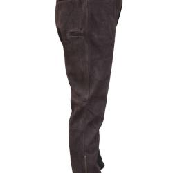 Pantalon de chasse en cuir &eacute;b&egrave;ne - CE690 - Chasse El&eacute;gance - 40 / Eb&egrave;ne