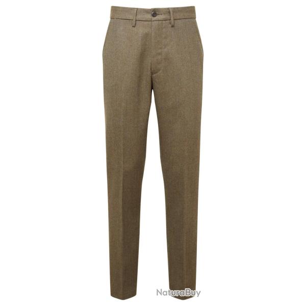Pantalon Ross tweed chevrons loden green - 52
