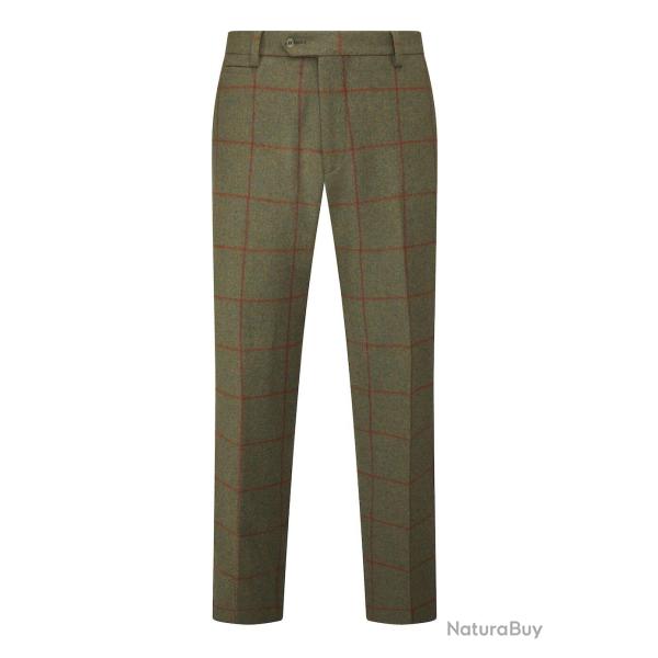 Pantalon en tweed Homme Compton - Reed - Alan Paine - 56 / Vert
