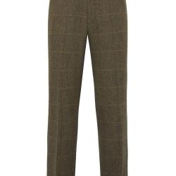 Pantalon en tweed Compton - Teak - Alan Paine - 56 / Marron