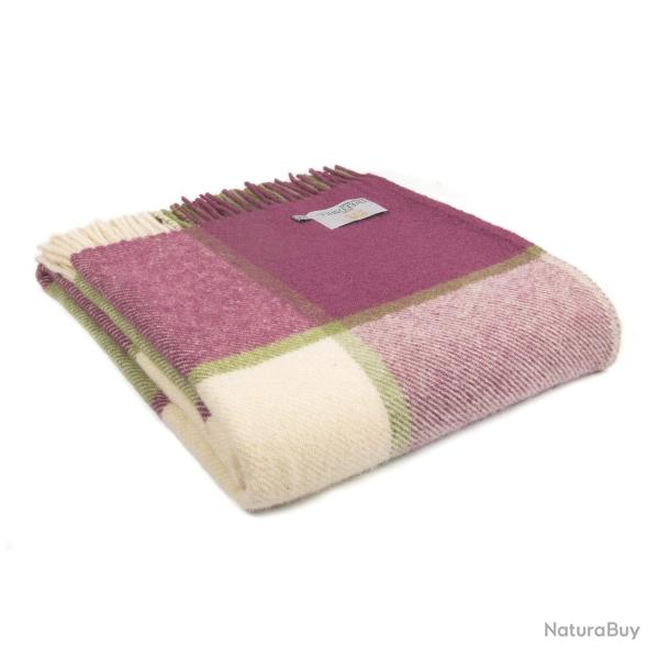Plaid block check raspberry