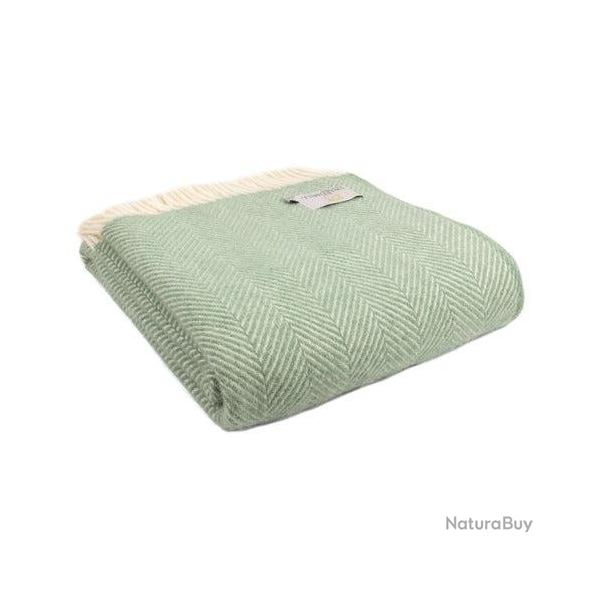 Plaid fishbone 6 coloris - Sea green