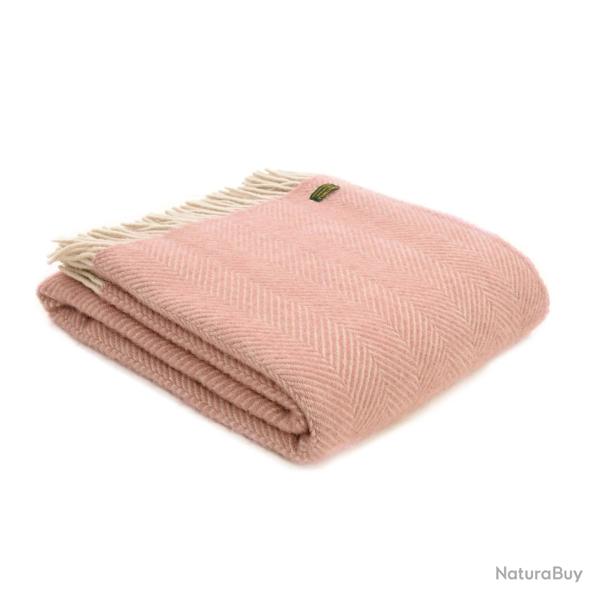 Plaid Lifestyle herringbone Dusky pink/pearl