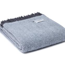 Plaid lifestyle herringbone powder blue