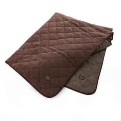 Plaid matelass&eacute; pour chiens 3 coloris - Marron