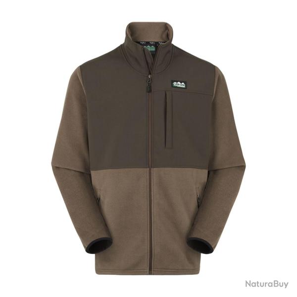 Polaire Hybrid light bark - L / Marron