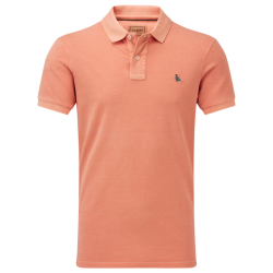 Polo d&eacute;lav&eacute; St Ives coral peach - M
