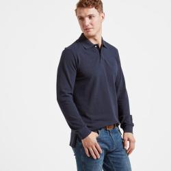 Polo manches longues St Ives navy - L