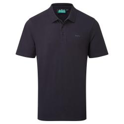 Polo coto piqu&eacute; Homme Signature - Bleu - Ridgeline of New Zealand - XL / Marine