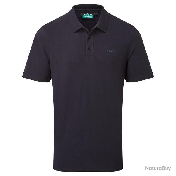 Polo coto piqu� Homme Signature - Bleu - Ridgeline of New Zealand - XL / Marine