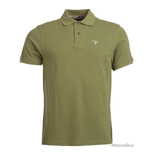 Polo tartan burnt olive - S