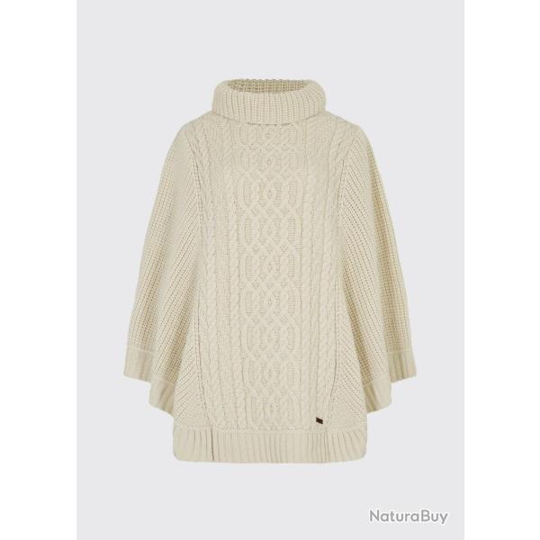 Poncho en laine Femme Kilronan - Cream - Dubarry of Ireland - L-XL / Beige