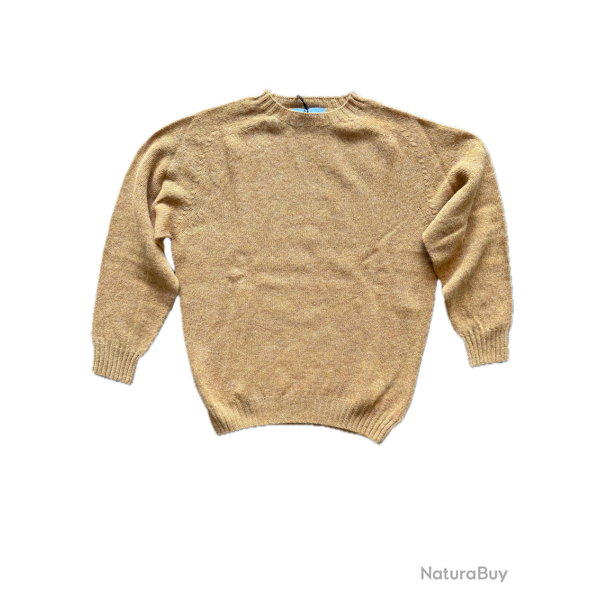 Pull col rond gold rust - M