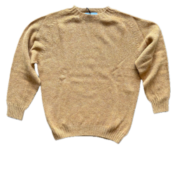 Pull col rond gold rust - L