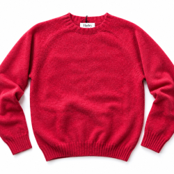 Pull col rond Homme - Damask - Harley of Scotland - XL / Rouge