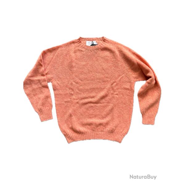 Pull col rond Homme - Parfait - Harley of Scotland - M / Rose