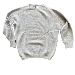 Pull col rond Homme - Silver - Harley of Scotland - Argent / M