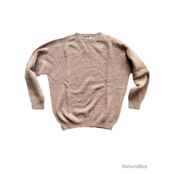 Pull col rond Homme - Tundra - Harley of Scotland - Beige / M