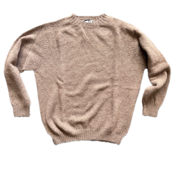 Pull col rond Homme - Tundra - Harley of Scotland - Beige / L