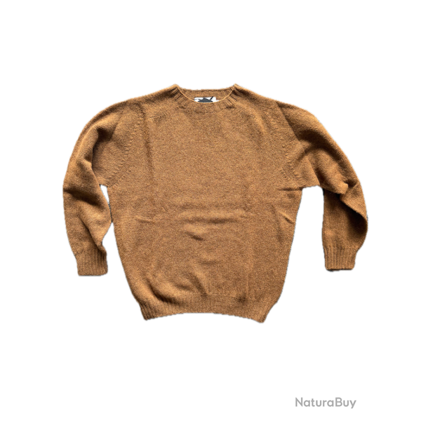 Pull col rond Homme - Walnut - Harley of Scotland - Bronze / L
