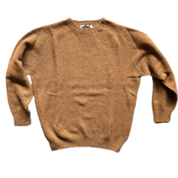 Pull col rond Homme - Walnut - Harley of Scotland - Bronze / XL