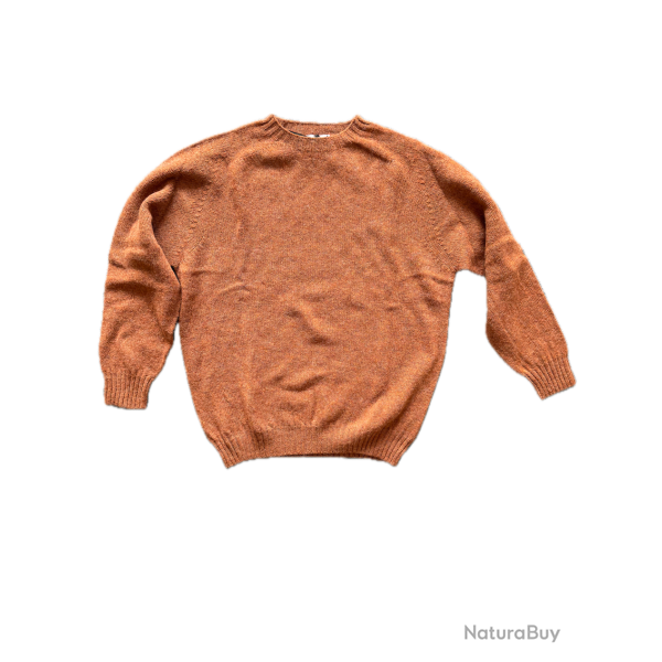 Pull col rond Homme - Whisky - Harley of Scotland - Bronze / S