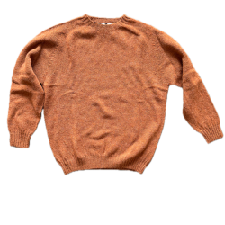 Pull col rond Homme - Whisky - Harley of Scotland - Bronze / XL