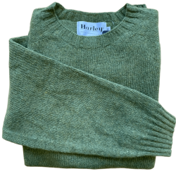 Pull col rond olive grove - M