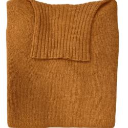 Pull col roul&eacute; autumn leaf - L
