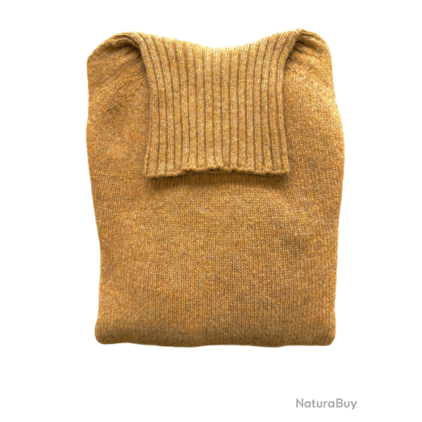 Pull col roul� gold rust - XL