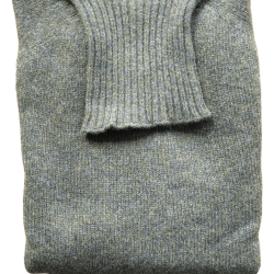 Pull col roul&eacute; scotspine - XL