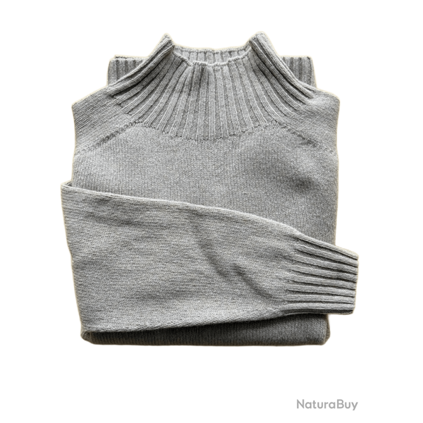 Pull col roul� stonechat femme - M