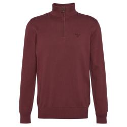 Pull Cotton half zip 3 coloris - XL / Burnt heather